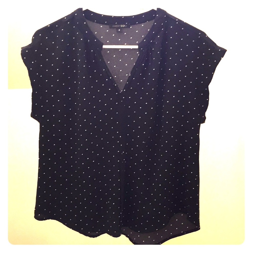 Stitch Fix Papermoon Split Neck Blouse